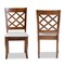 Baxton Studio Verner Modern and Contemporary Grey Fabric Walnut Finished Wood 2-Piece Dining Chair Set 174-10541-Zoro - alternate 6
